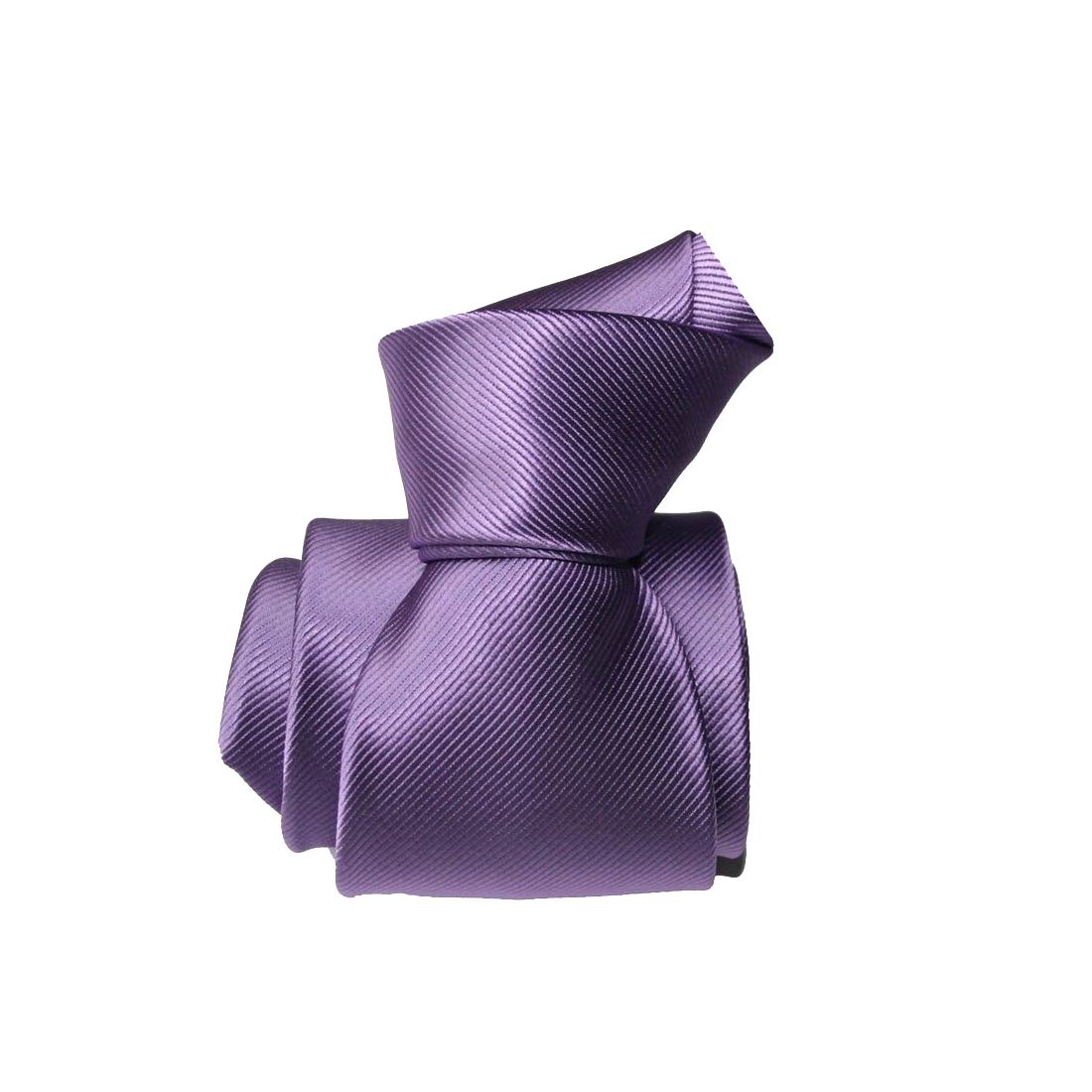 Cravate Charles Le Jeune Monochrome Violet Lilas Microfibre Uni Homme