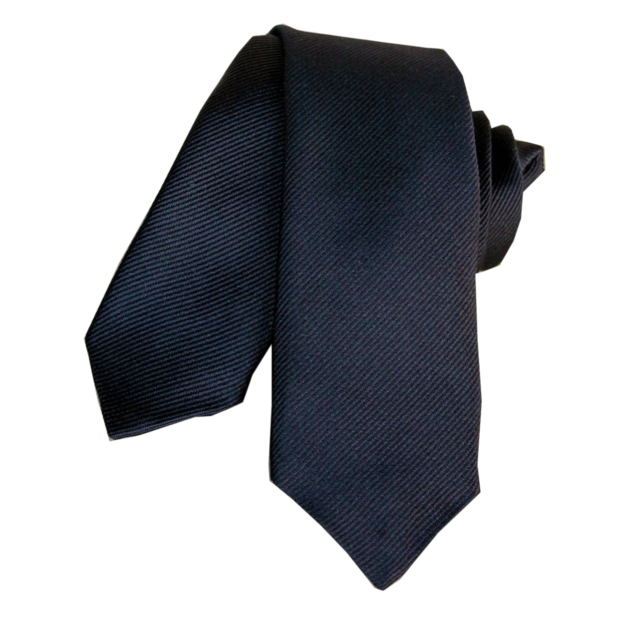Cravate slim Segni et Disegni Classique slim segni Bleu Marine Soie