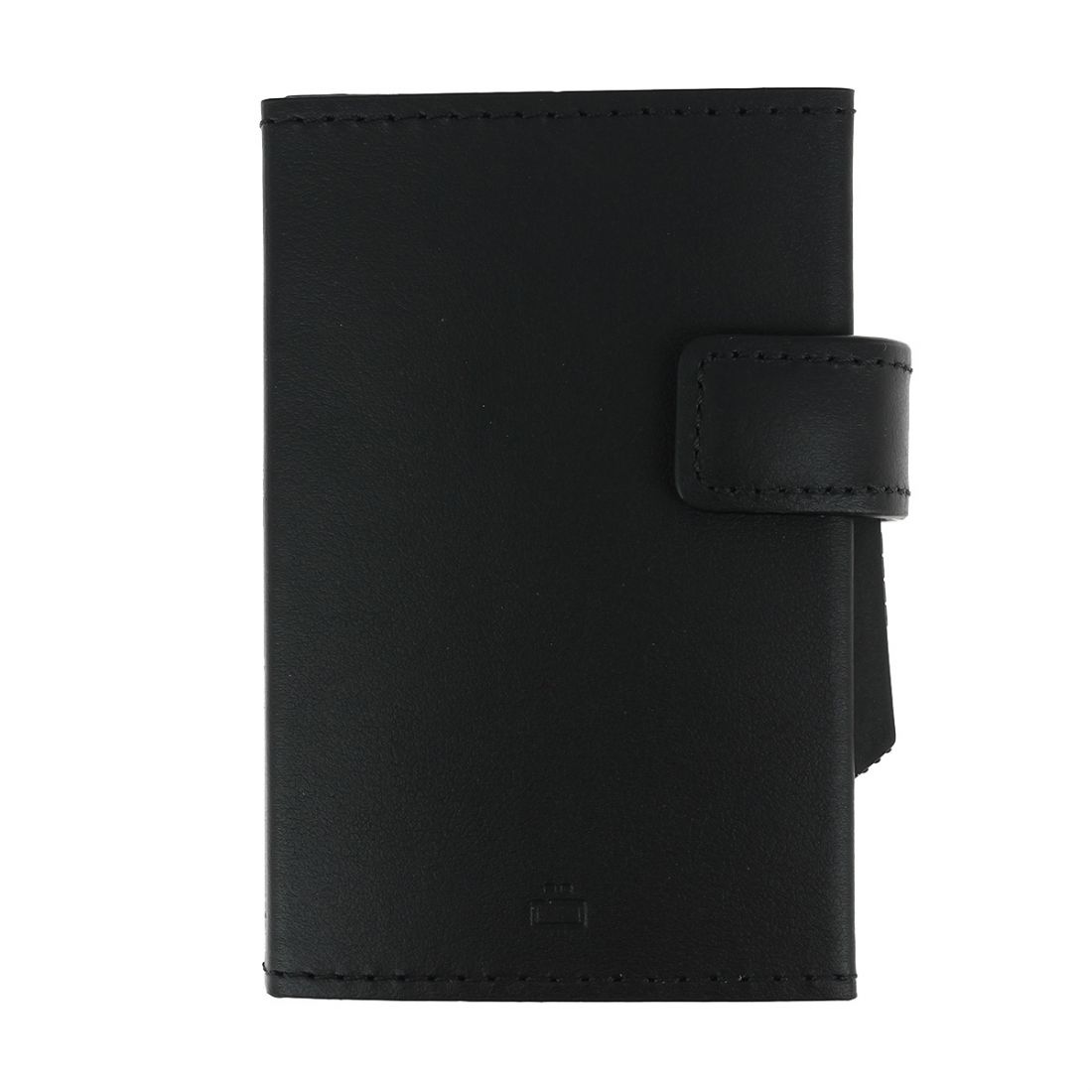 Porte carte Cascade, Aluminium et cuir noir alu argent, Ogon Design. - Noir  - | eBay