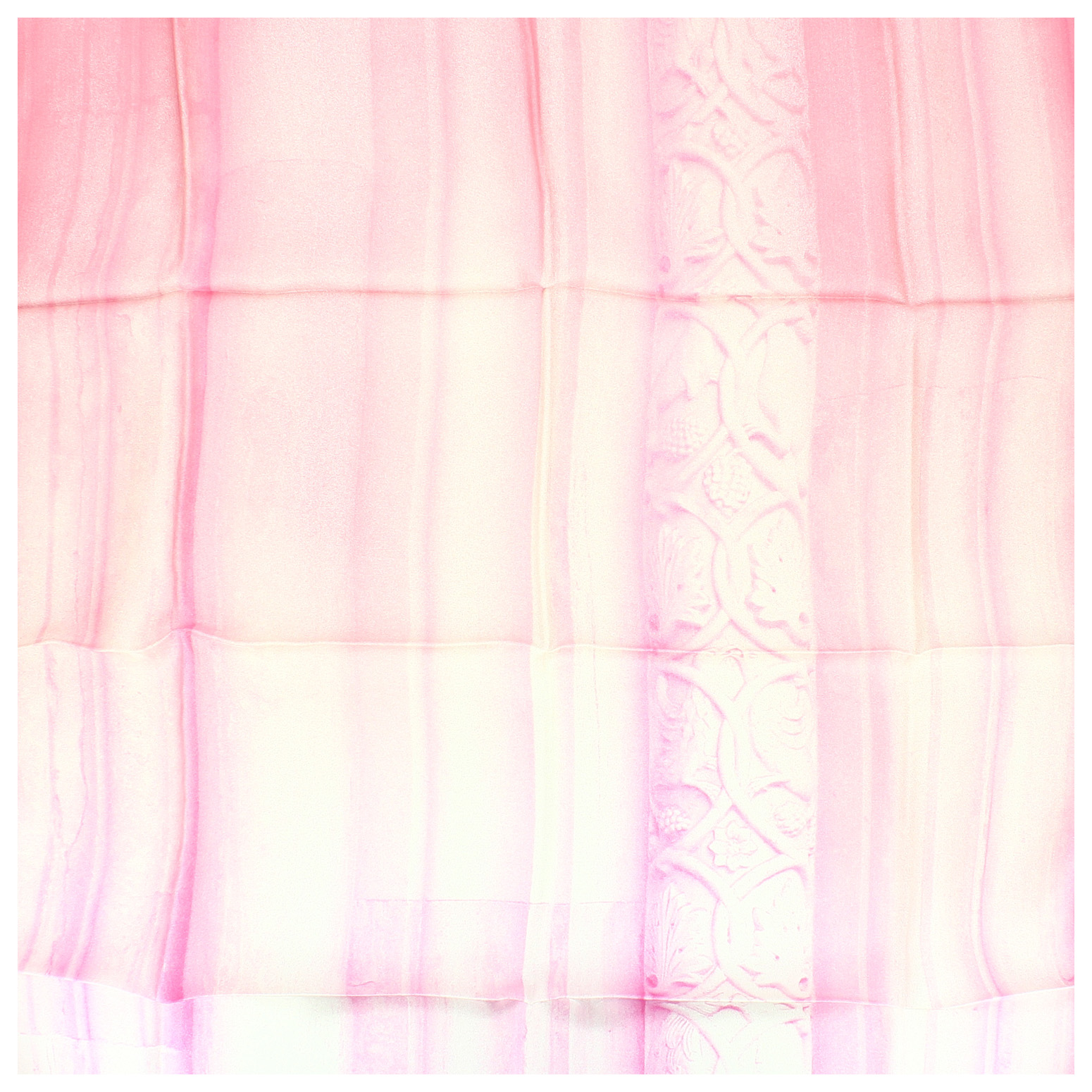 Carré 90 Brochier Petite Friture Abstraction n°1 Acireale Rose Soie