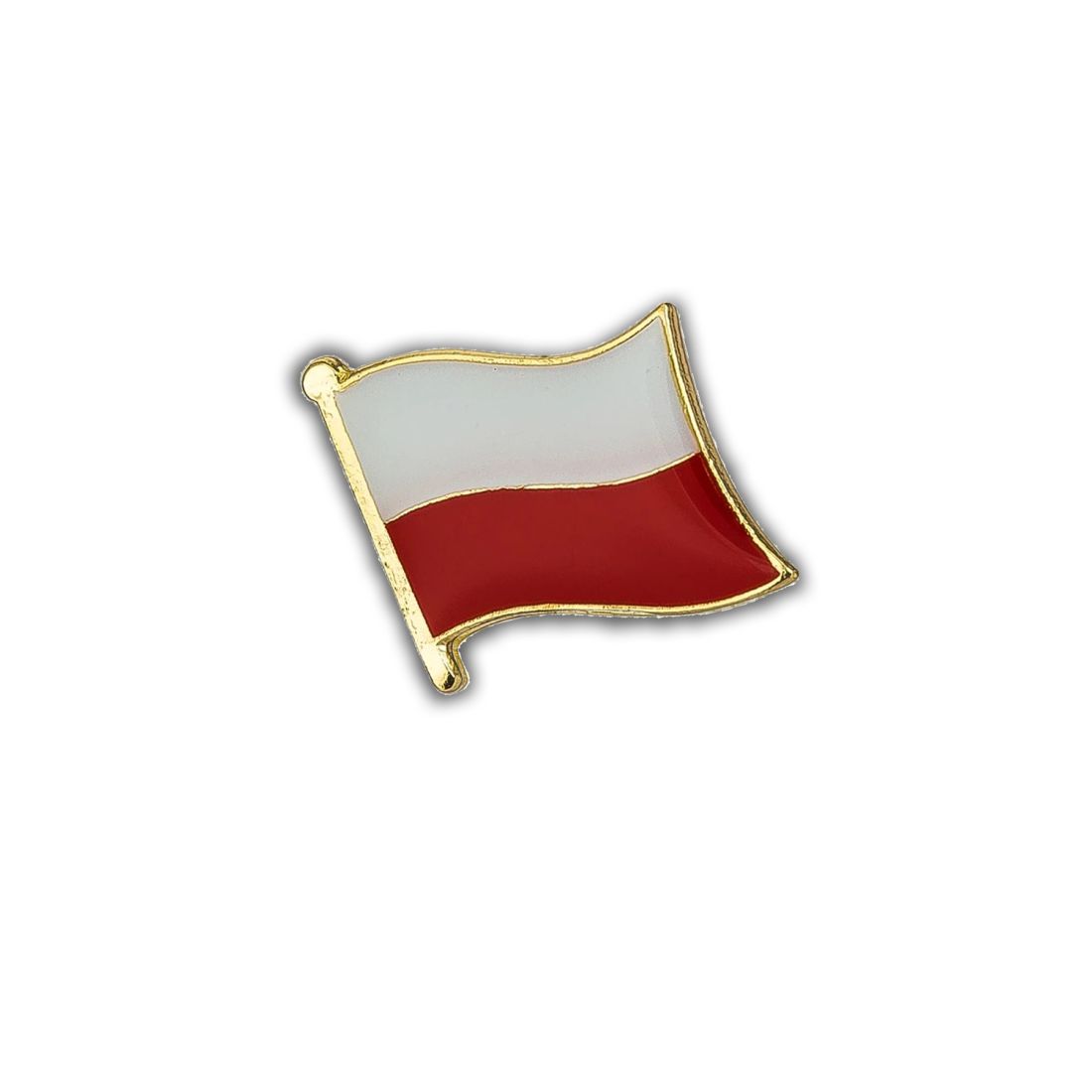 Pin's Drapeau Pologne flottant