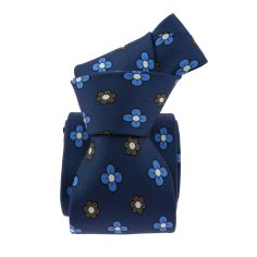Cravate bleu, bleu marine roi, marine turquoise ou bleu ciel. En soie