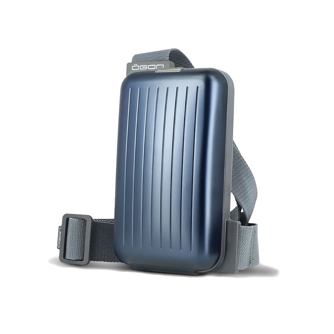 Phone Bag Ogon Design - Bleu Marine - Besace et Portefeuille en aluminium