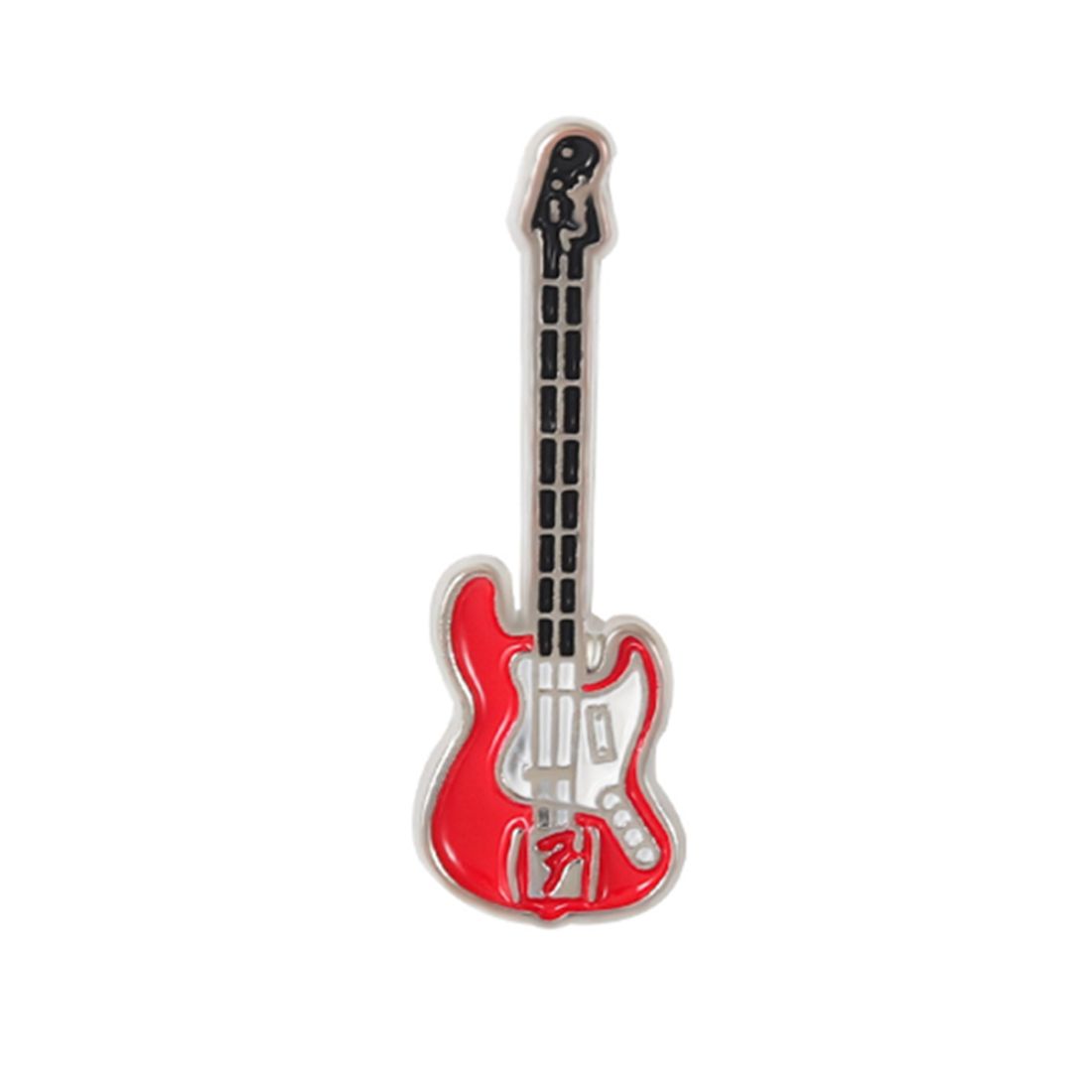 Pin's guitare électrique rouge