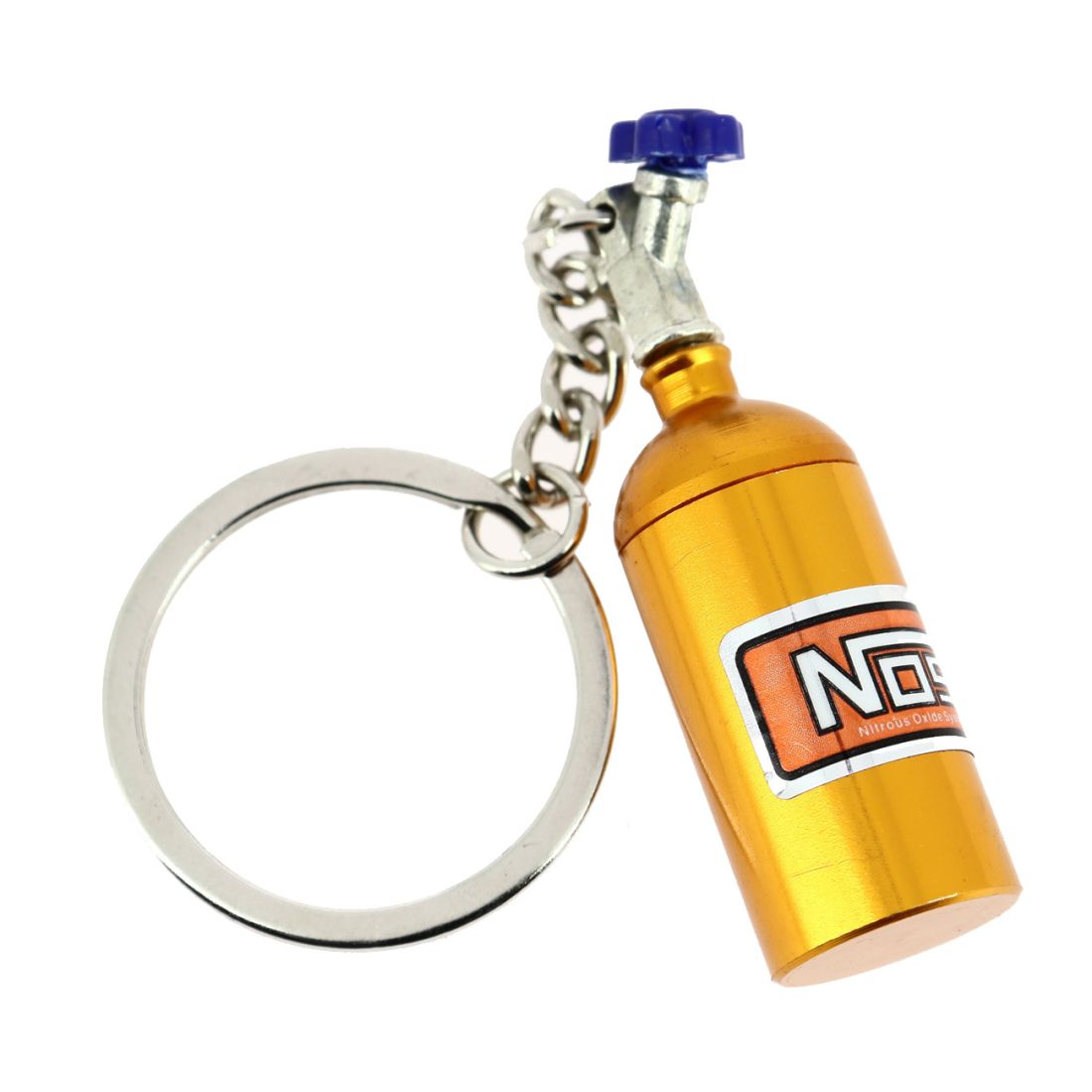 Porte clés NOS, oxyde nitreux Orange anodisé, voiture de course Tuning -  Orange | eBay