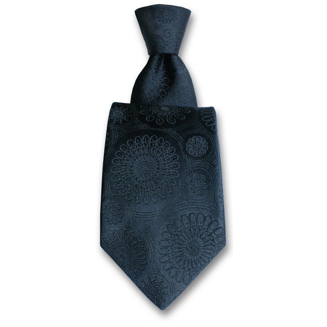 Cravate Robert Charles Astoria Noir Soie Paisley Homme Classique