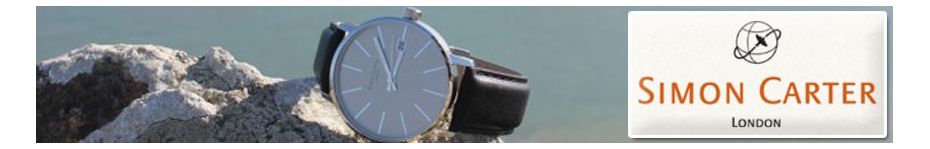 Simon Carter London propose ses montres de luxe style anglais