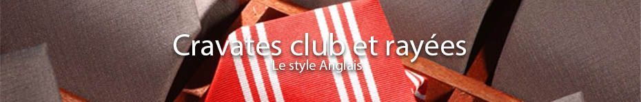 Cravates club ou rayée, en soie,style britannique assumé So smart