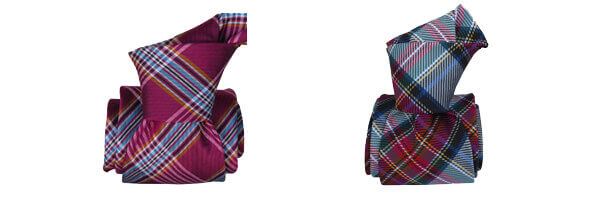 La cravate écossaise et ses carreaux de type tartan. Un classique mode