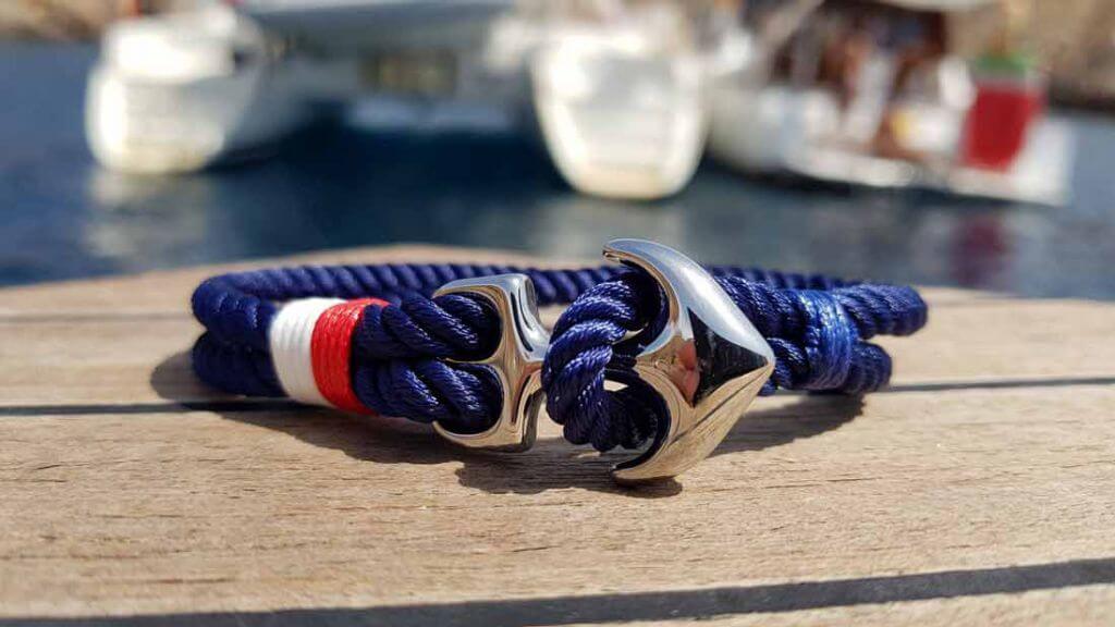 bracelet homme en cordage marin